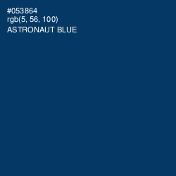 #053864 - Astronaut Blue Color Image